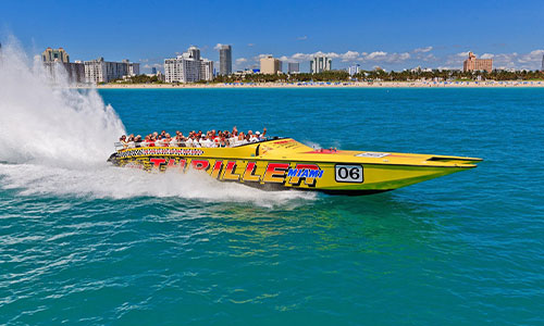 Speedboat Sightseeing Adventure of Miami